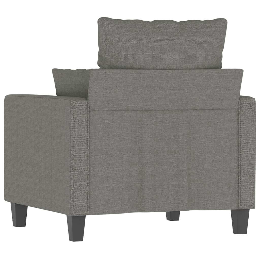 Sofasessel Dunkelgrau 60 cm Stoff