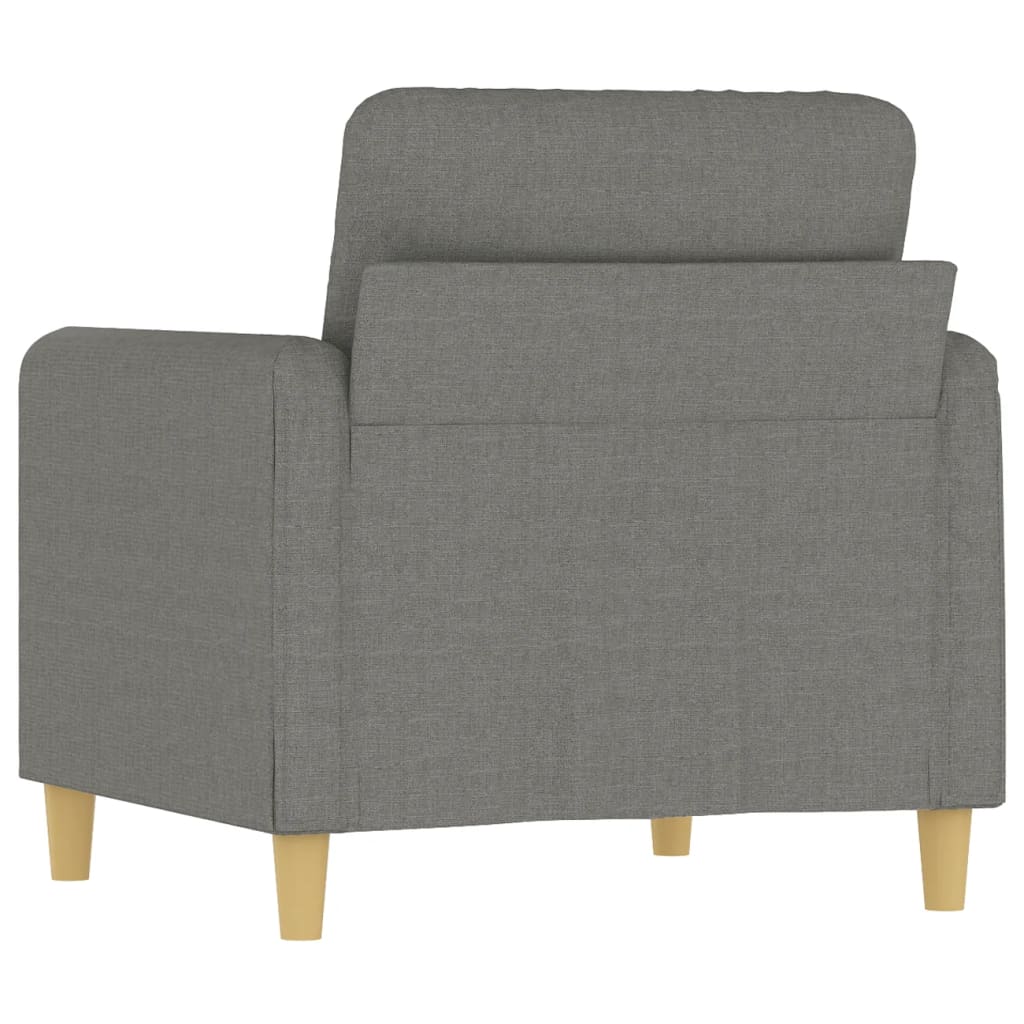 Sofasessel Dunkelgrau 60 cm Stoff