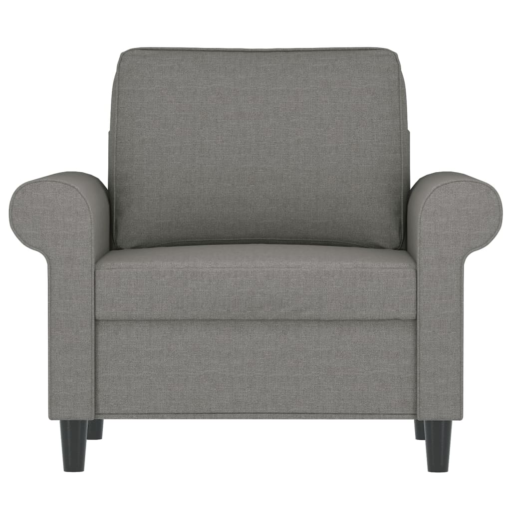 Sofasessel Dunkelgrau 60 cm Stoff