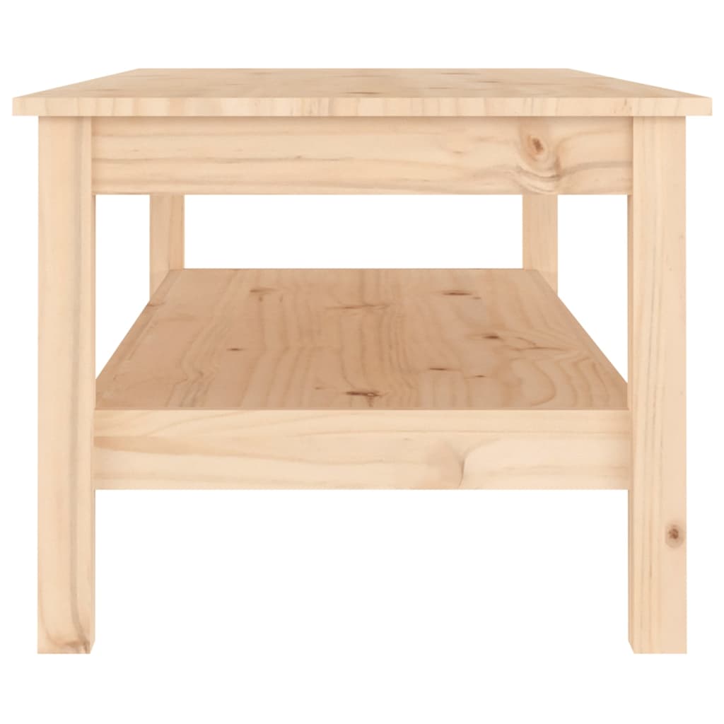 Couchtisch 110x50x40 cm Massivholz Kiefer