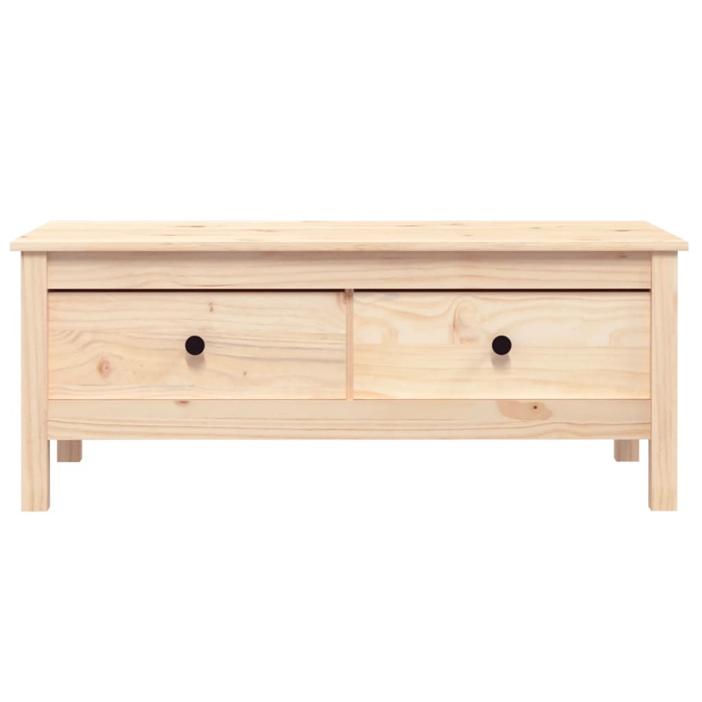 Coffee table 100x50x40 cm solid pine wood