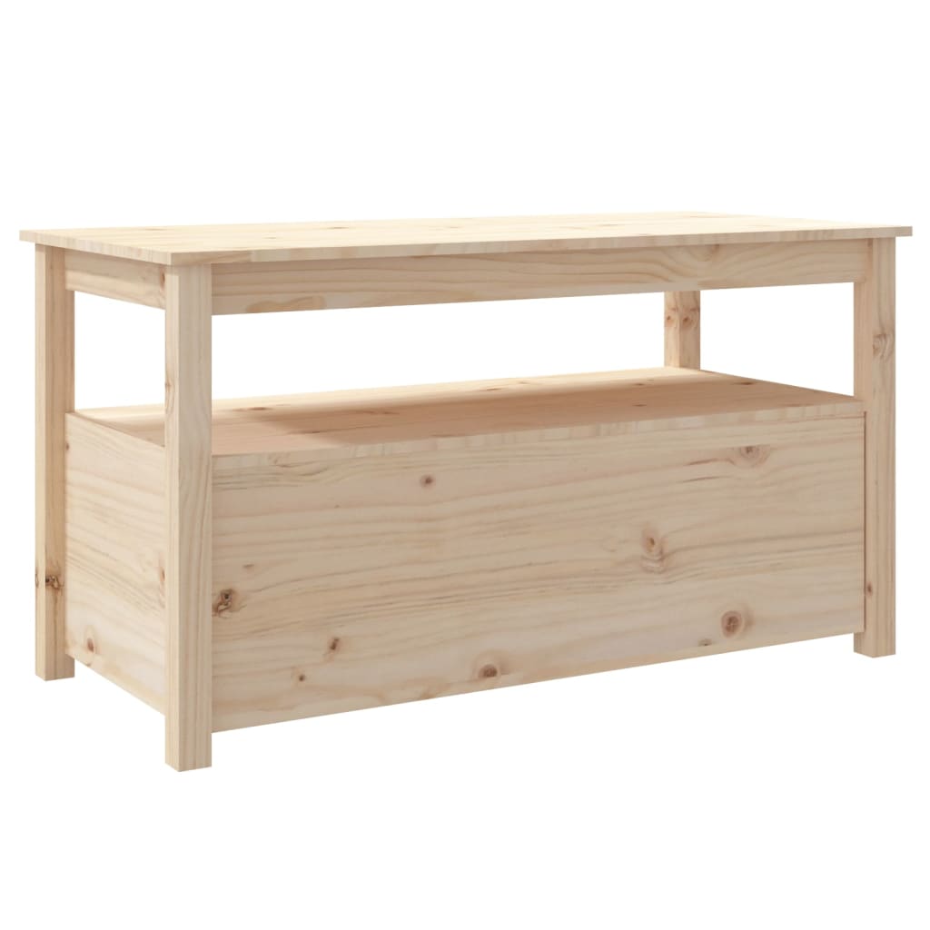 Coffee table 102x49x55 cm solid pine wood