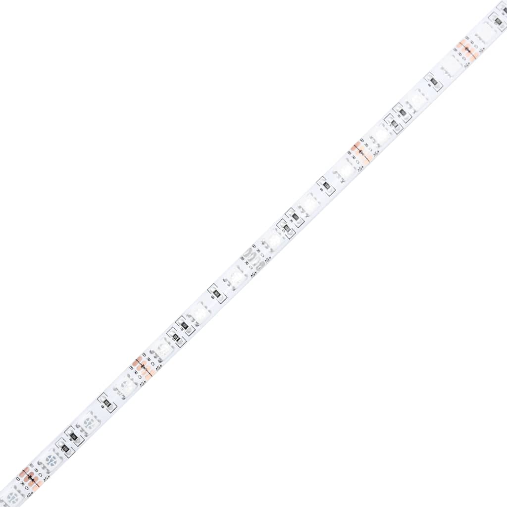 TV-Schrank mit LED-Leuchten Grau Sonoma 140x36,5x40 cm