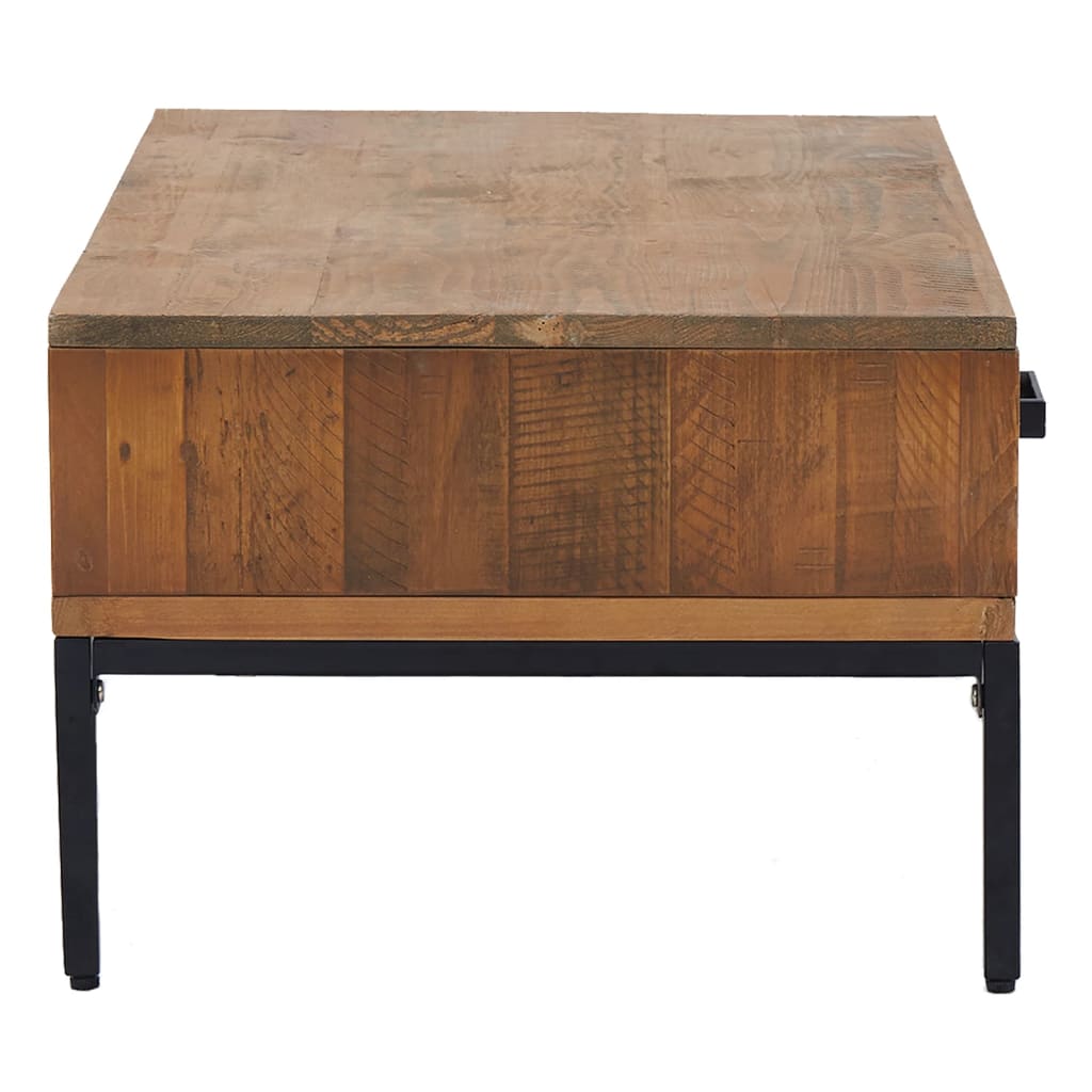 Table basse 90x50x35 cm en pin massif