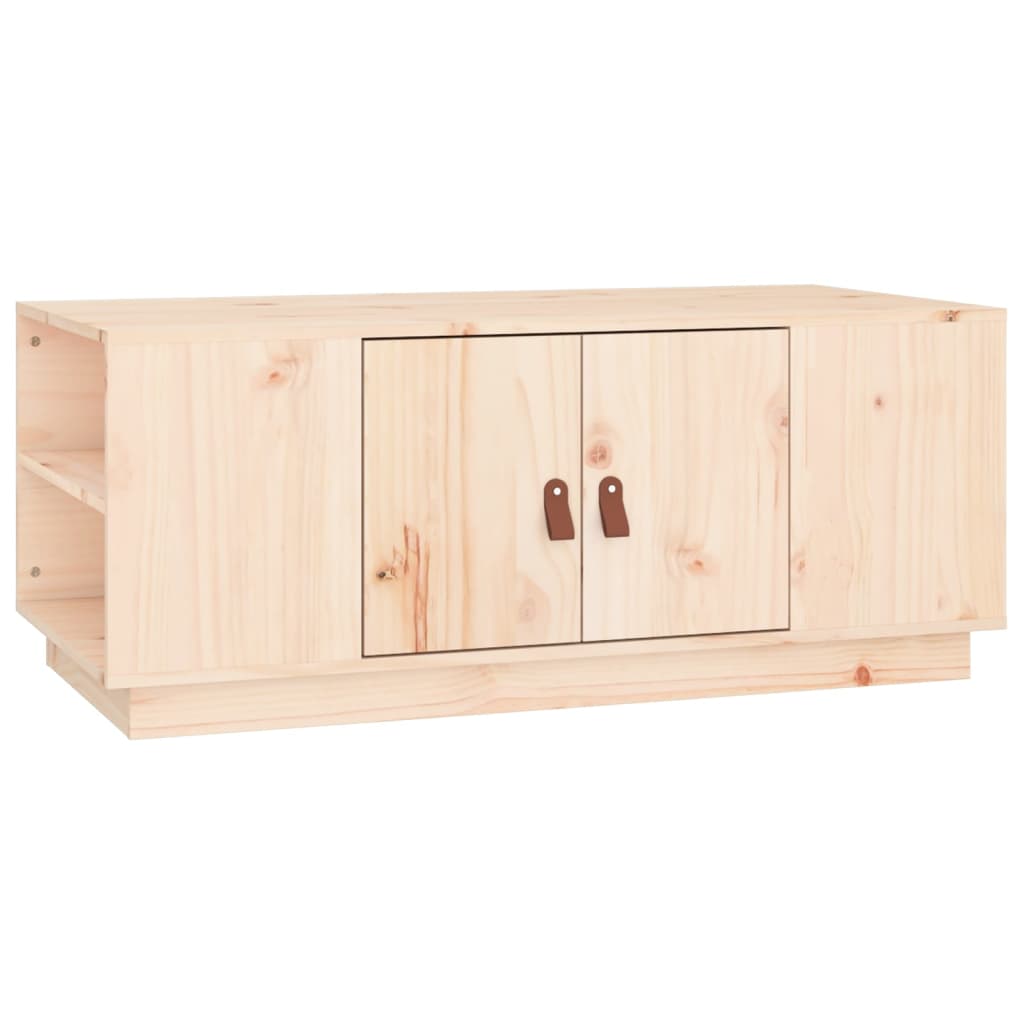Coffee table 100x50x41 cm solid pine wood