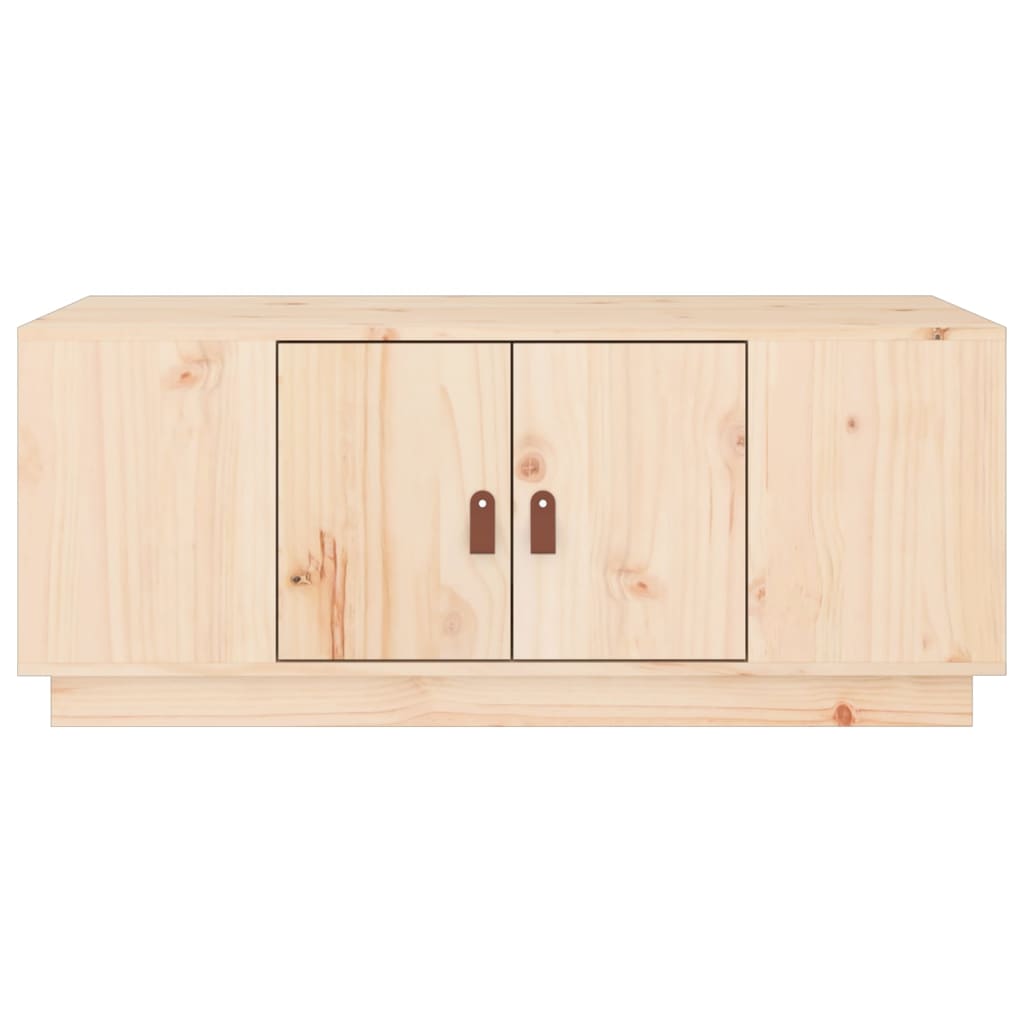 Coffee table 100x50x41 cm solid pine wood