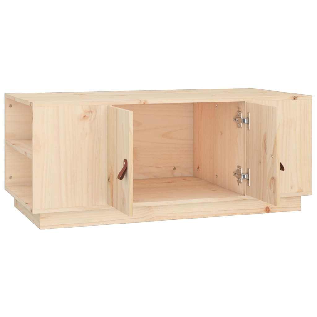 Coffee table 100x50x41 cm solid pine wood