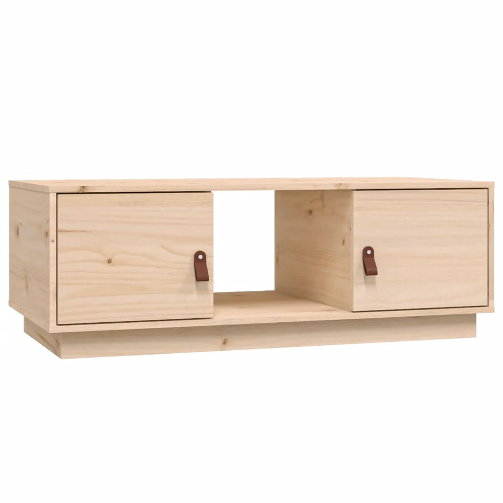 Coffee table 100x50x35 cm solid pine wood