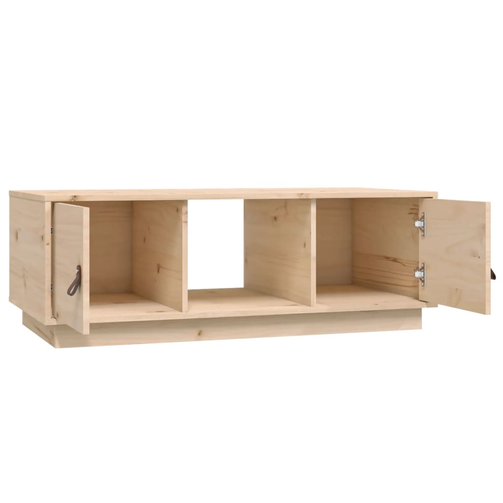 Coffee table 100x50x35 cm solid pine wood