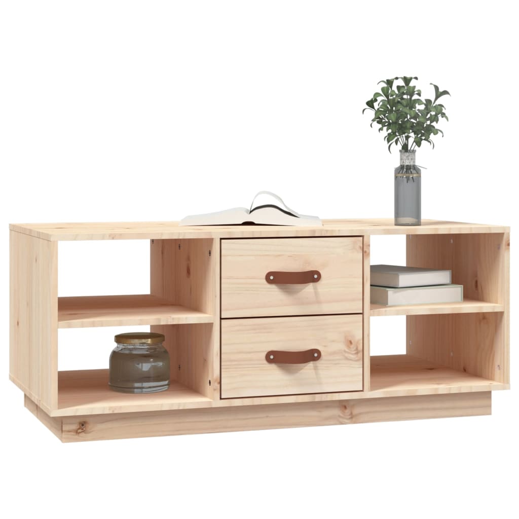 Coffee table 100x50x41 cm solid pine wood