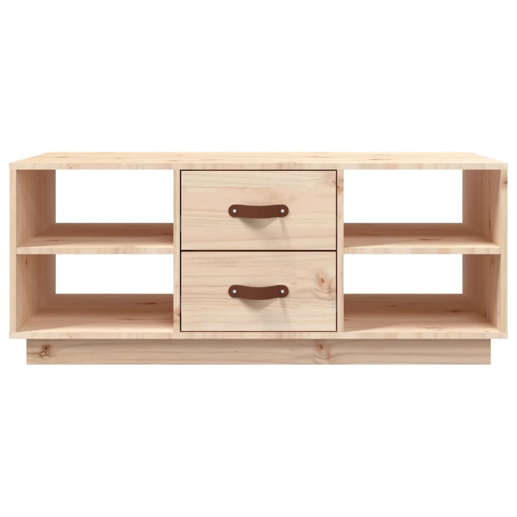 Coffee table 100x50x41 cm solid pine wood