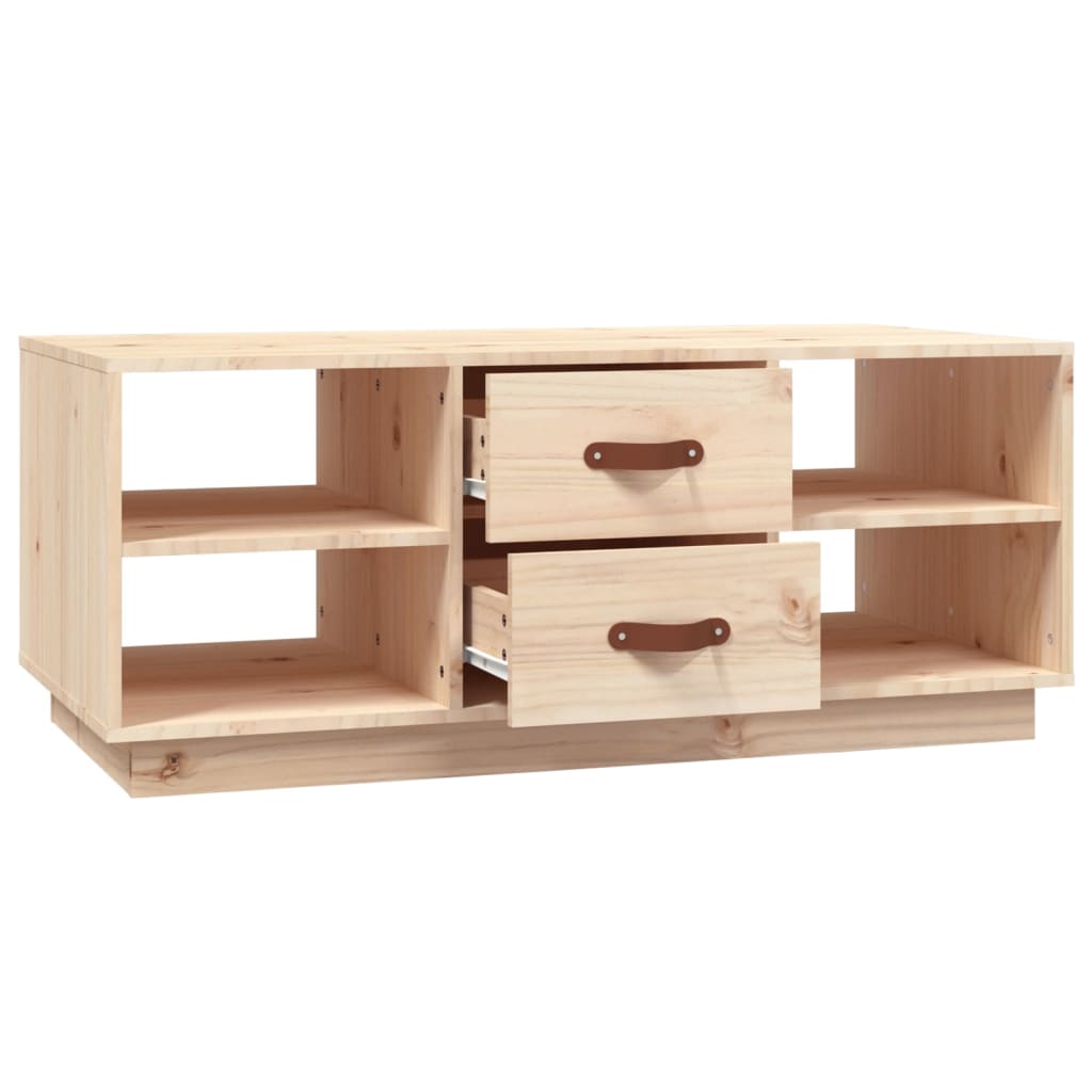 Coffee table 100x50x41 cm solid pine wood