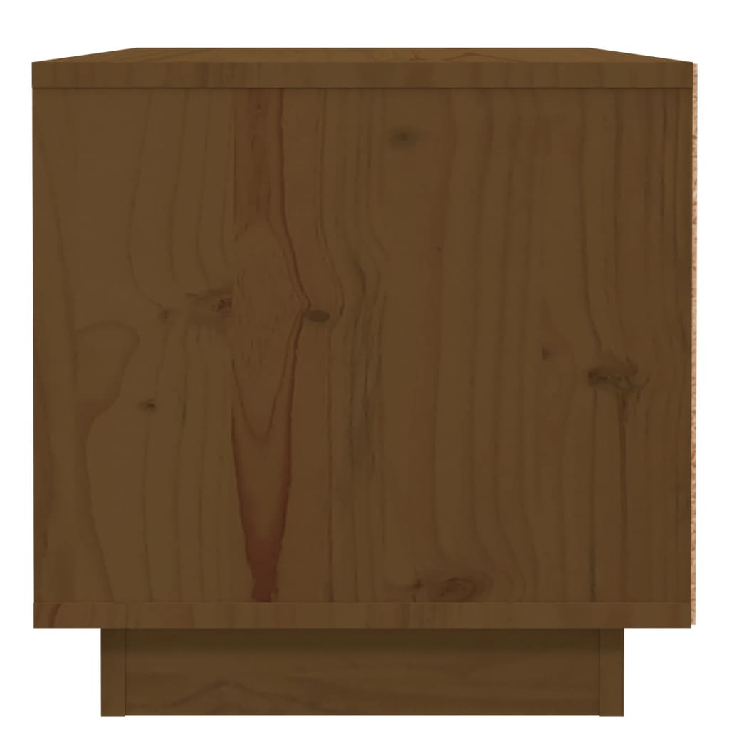 Tables de chevet 2 pcs. marron miel 40x34x35 cm en bois de pin massif