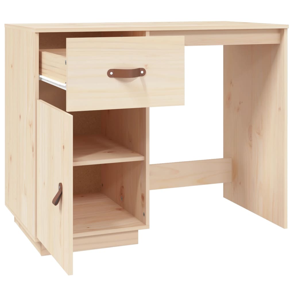 Desk 95x50x75 cm solid pine