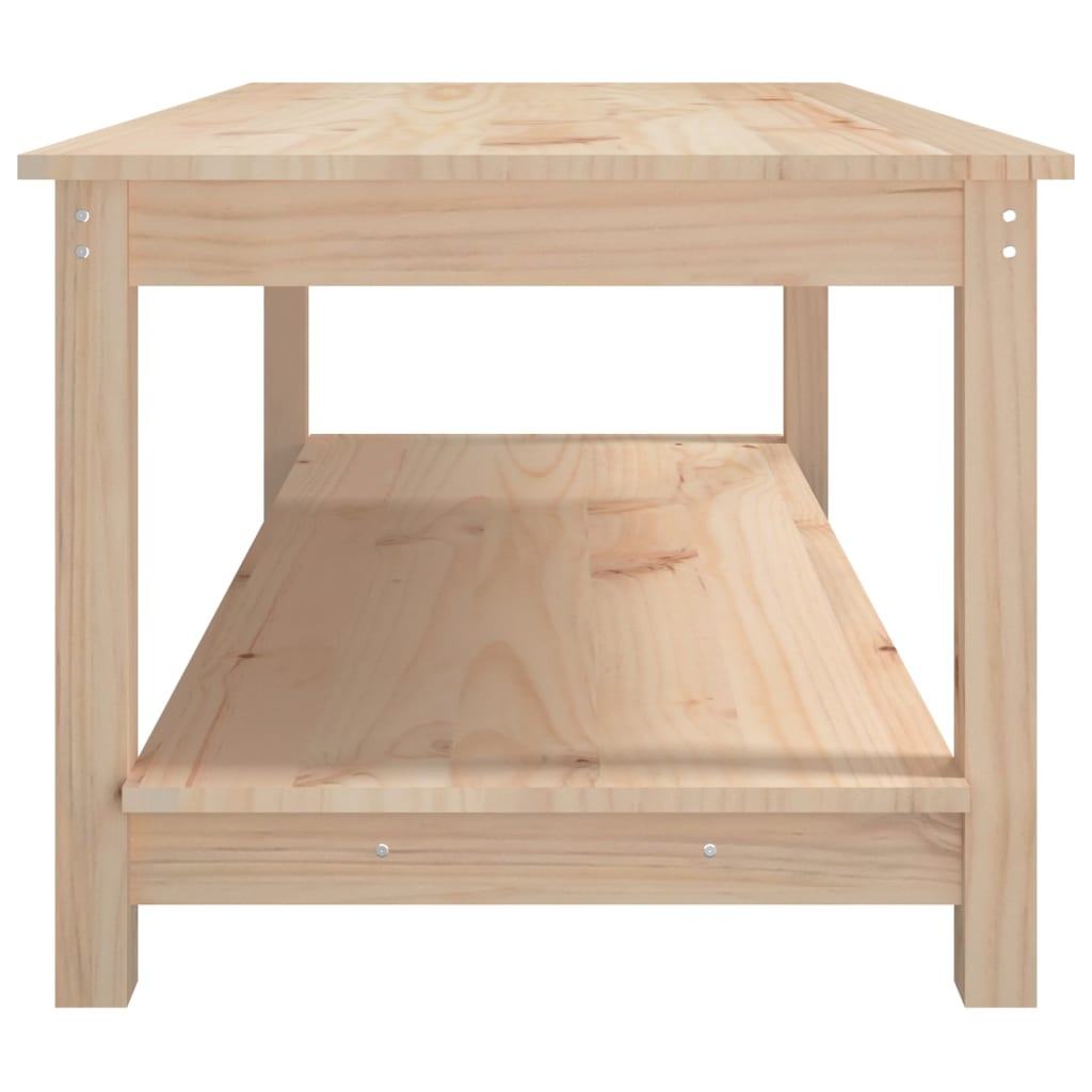 Coffee table 110x55x45 cm solid pine wood