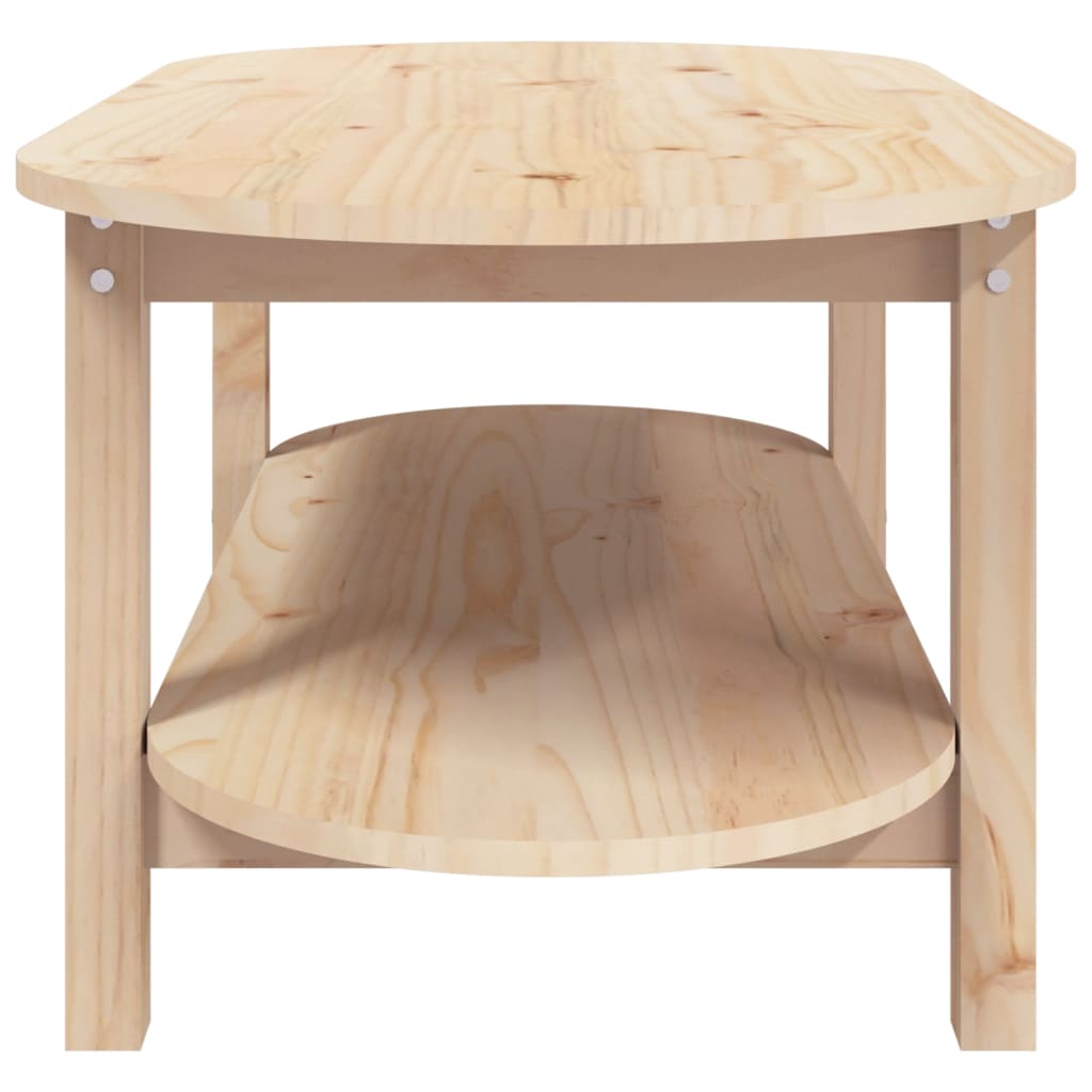 Table basse 110x55x45 cm en bois de pin massif