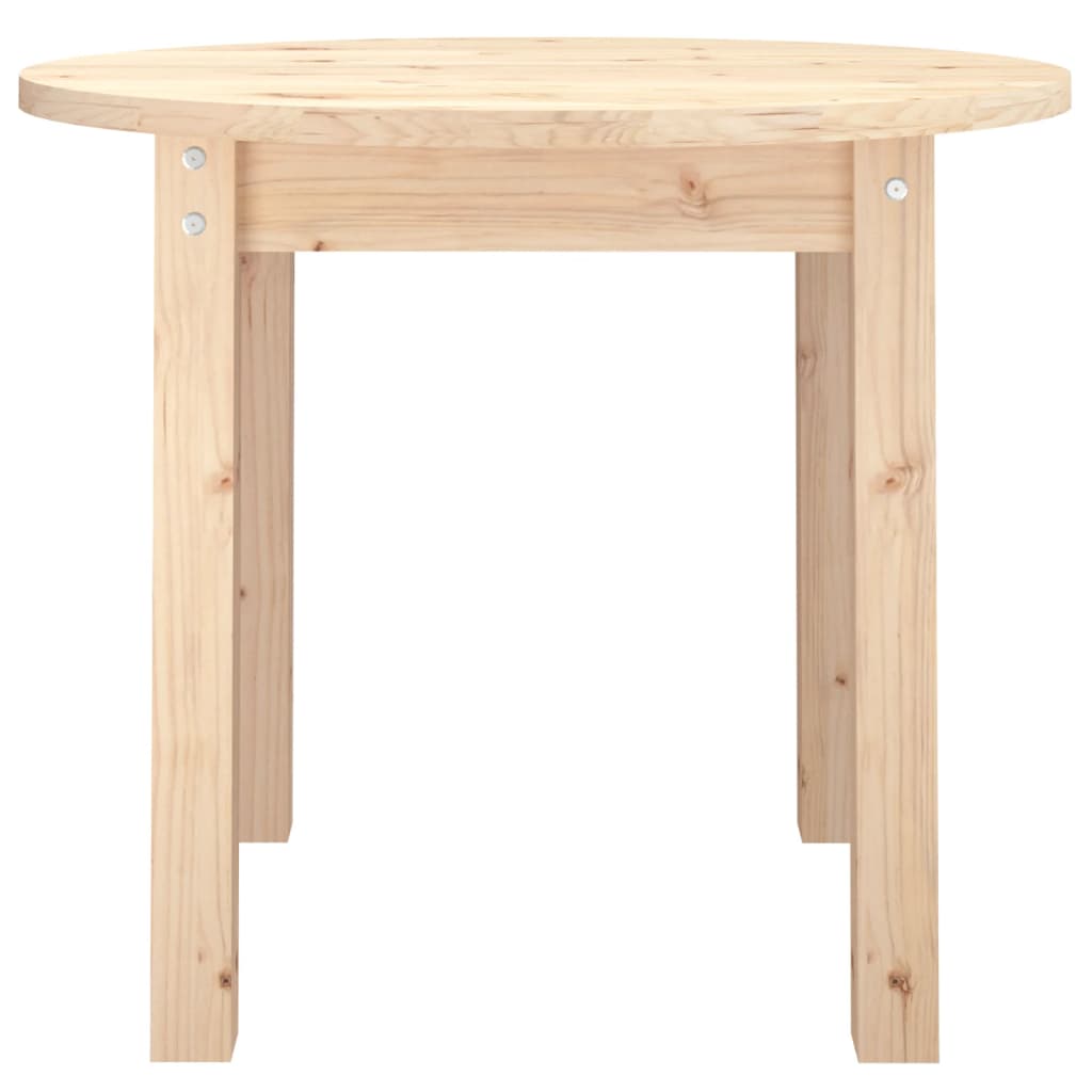 Table basse Ø 55x45 cm en pin massif