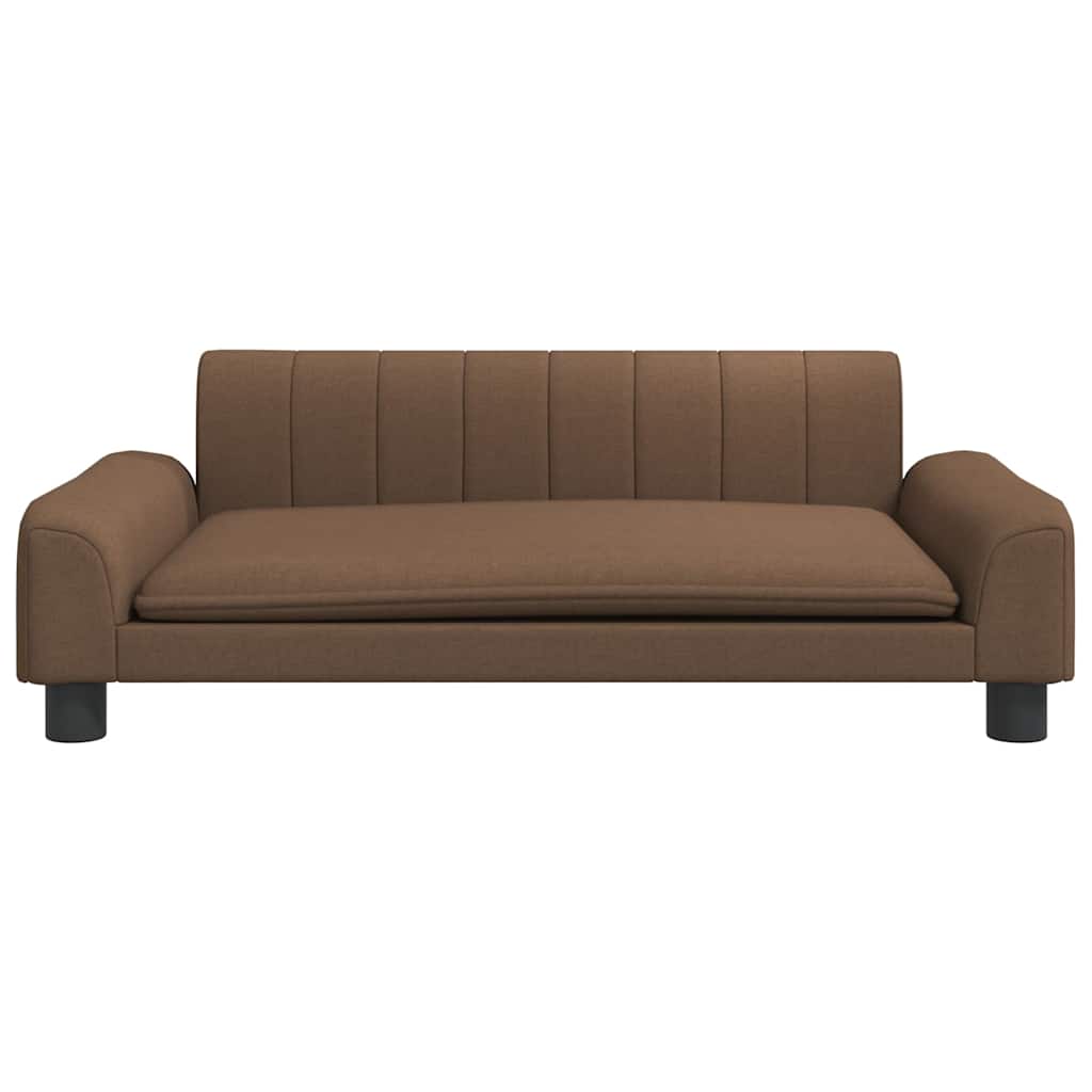 Panier pour chien marron 90x53x30 cm en tissu