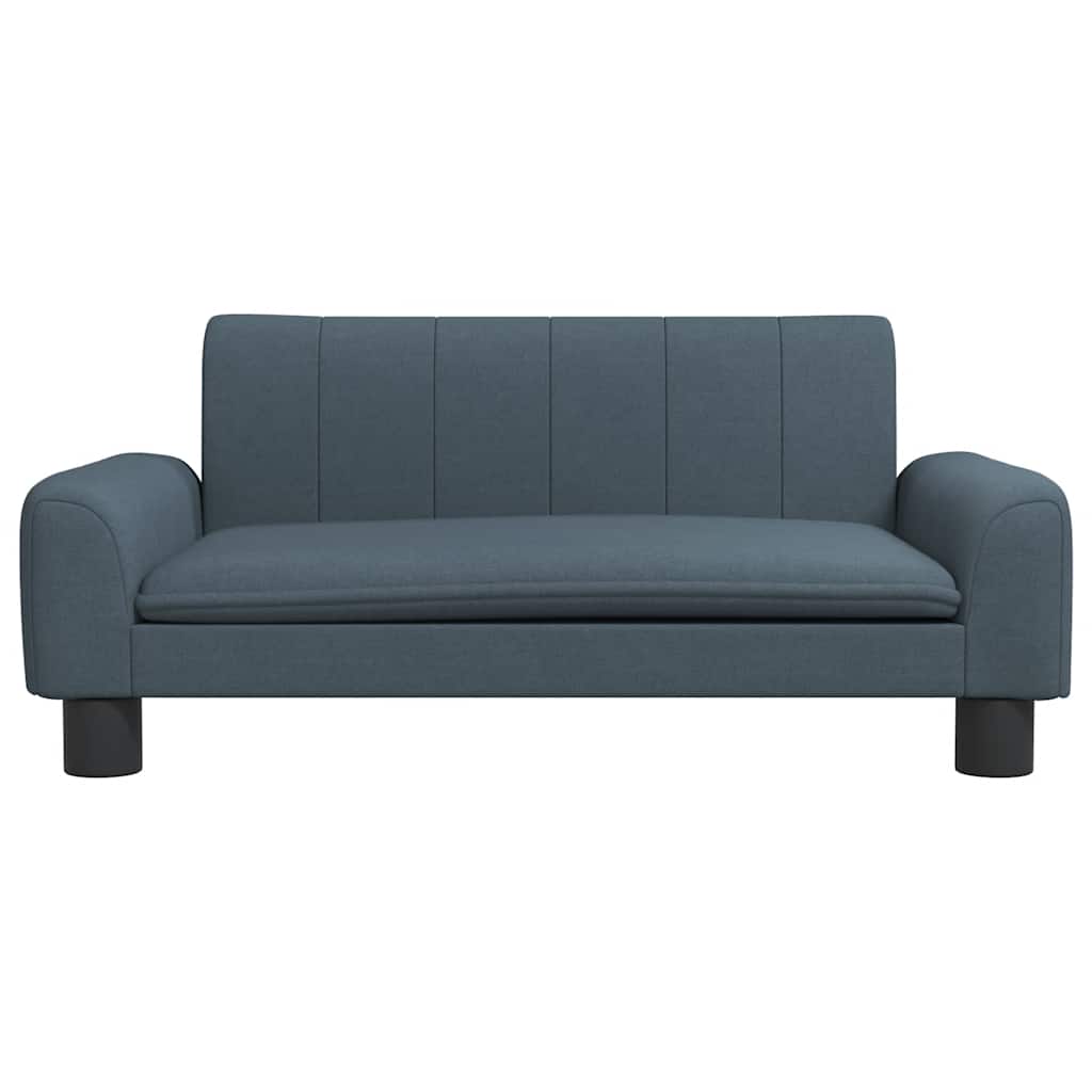 Dog bed dark grey 70x45x30 cm fabric