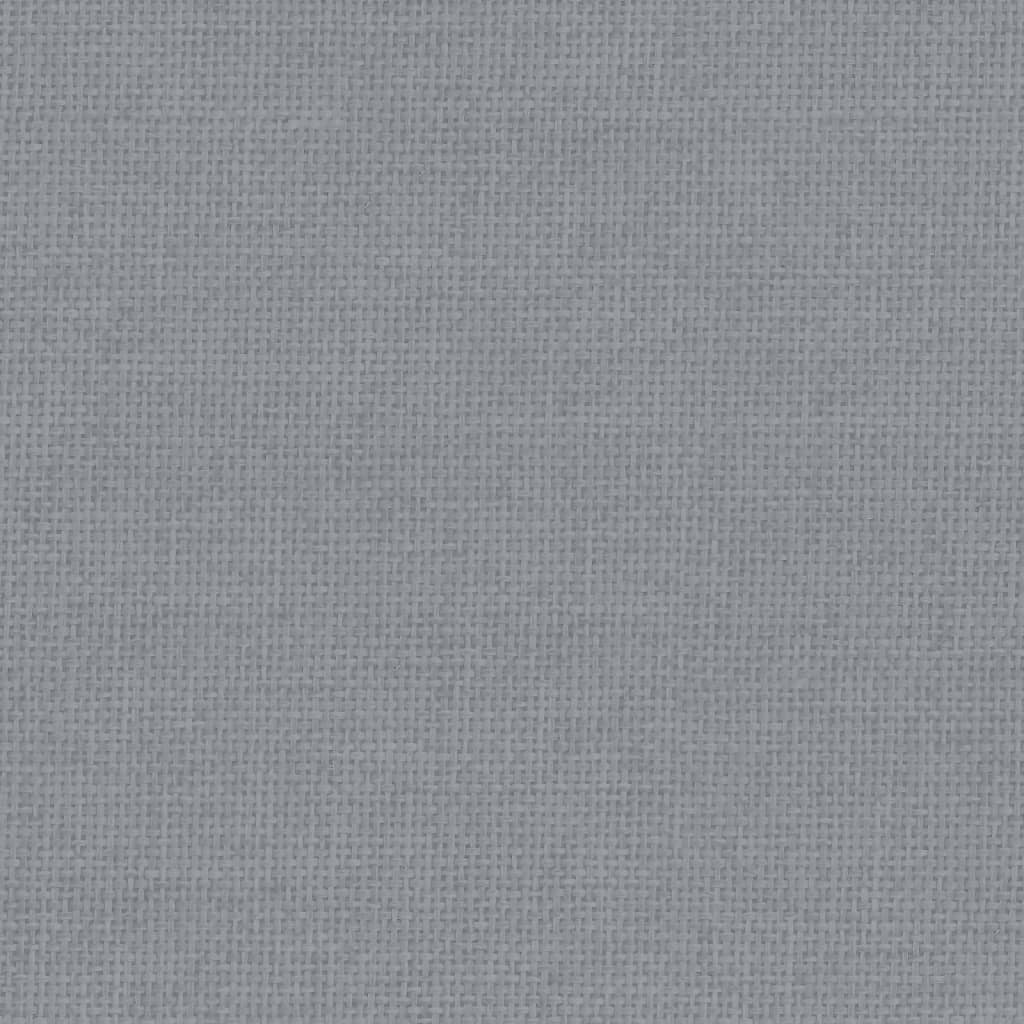Dog bed light grey 70x45x30 cm fabric