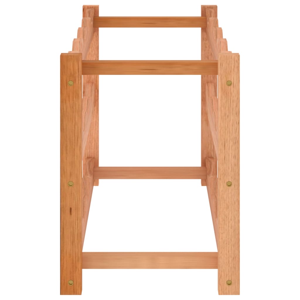Wine rack for 12 bottles solid walnut wood