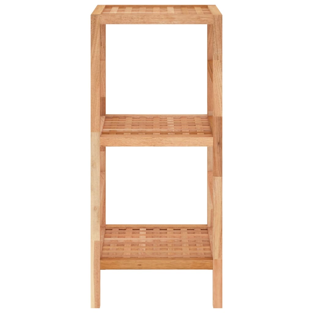 Bathroom shelf 35.5x35.5x79 cm solid walnut wood