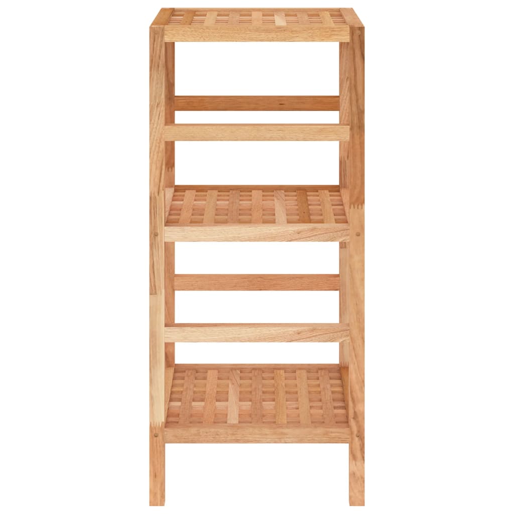 Bathroom shelf 35.5x35.5x79 cm solid walnut wood