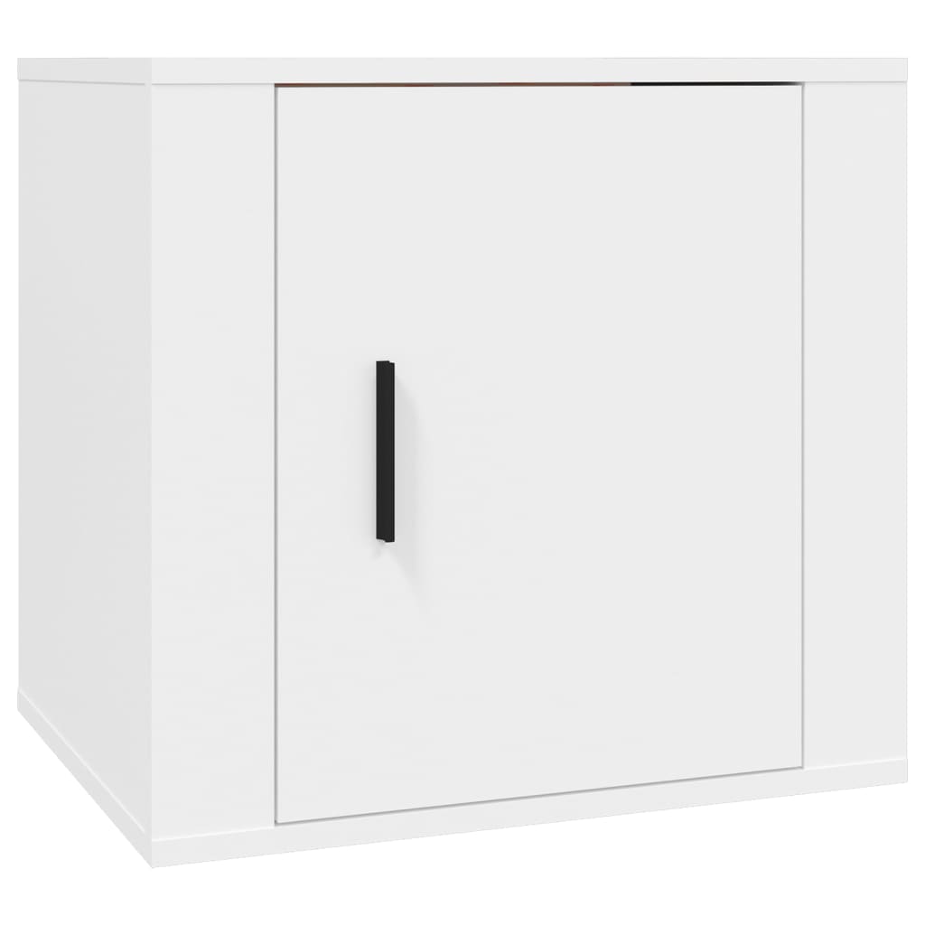 Tables de chevet 2 pièces Blanc 50x39x47 cm