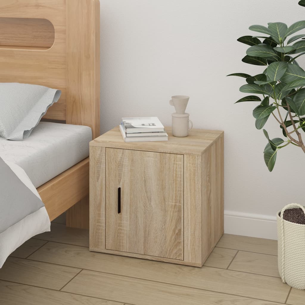 Tables de chevet 2 pcs. Chêne Sonoma 50x39x47 cm