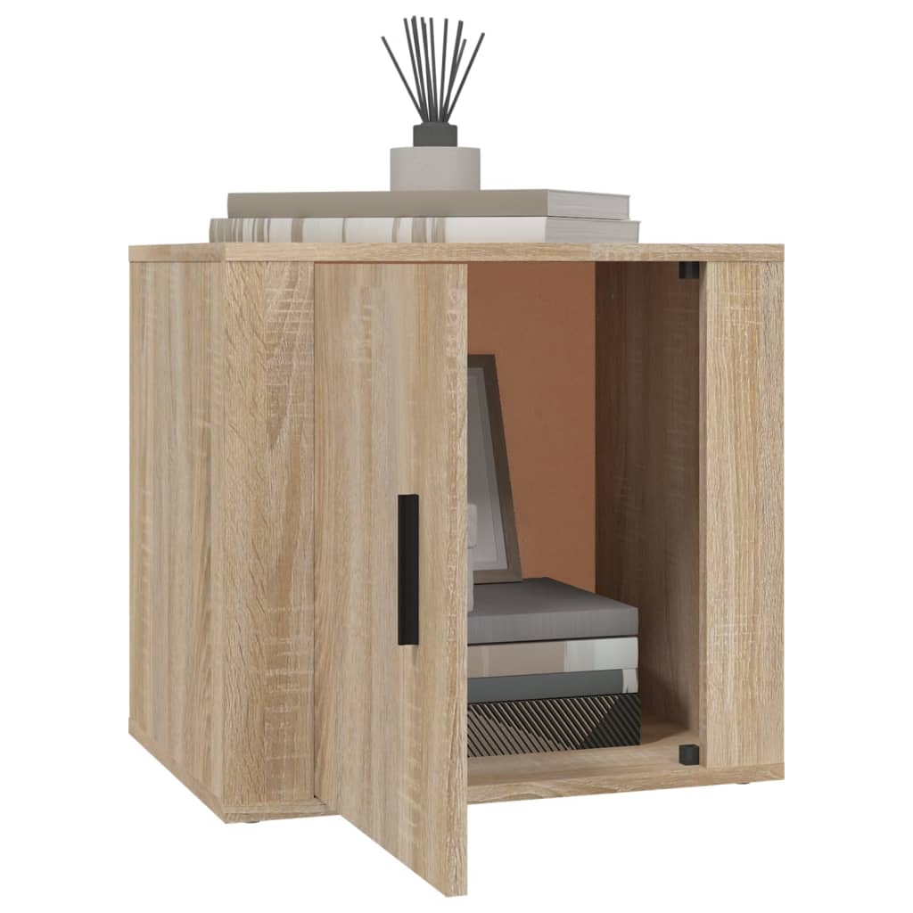 Tables de chevet 2 pcs. Chêne Sonoma 50x39x47 cm