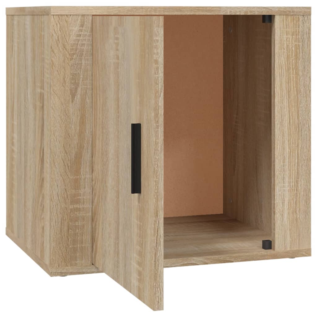 Tables de chevet 2 pcs. Chêne Sonoma 50x39x47 cm