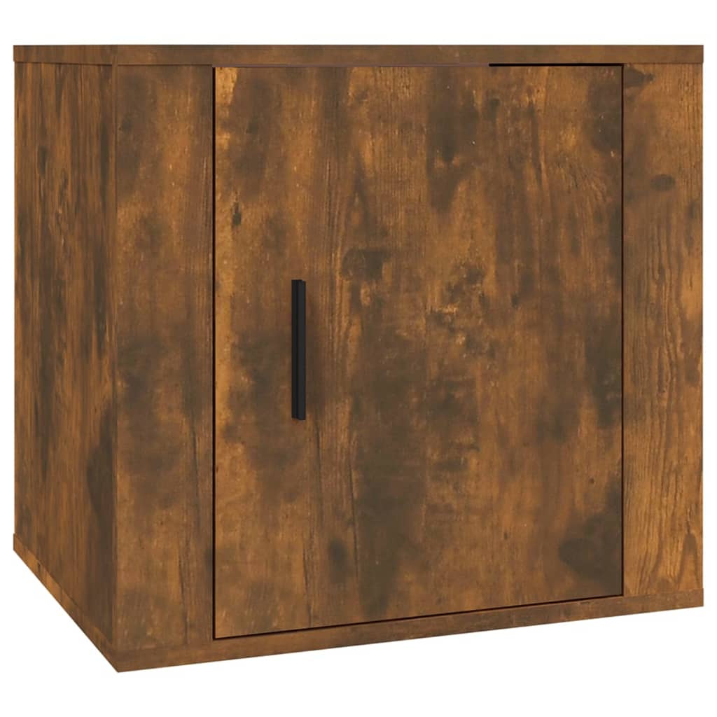 Tables de chevet 2 pcs. chêne fumé 50x39x47 cm