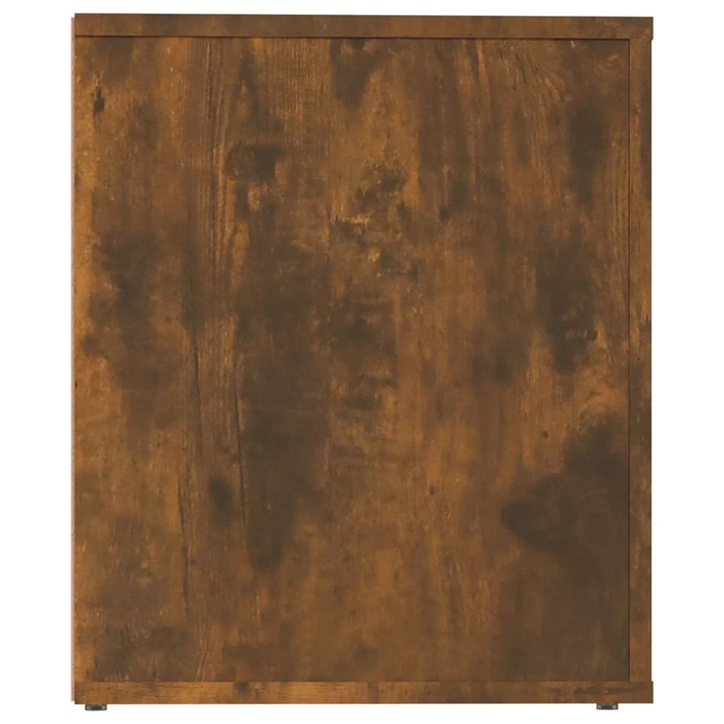 Tables de chevet 2 pcs. chêne fumé 50x39x47 cm