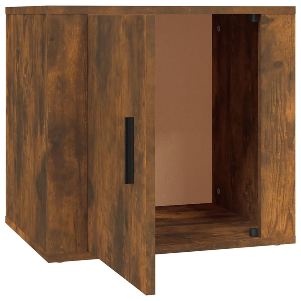 Tables de chevet 2 pcs. chêne fumé 50x39x47 cm