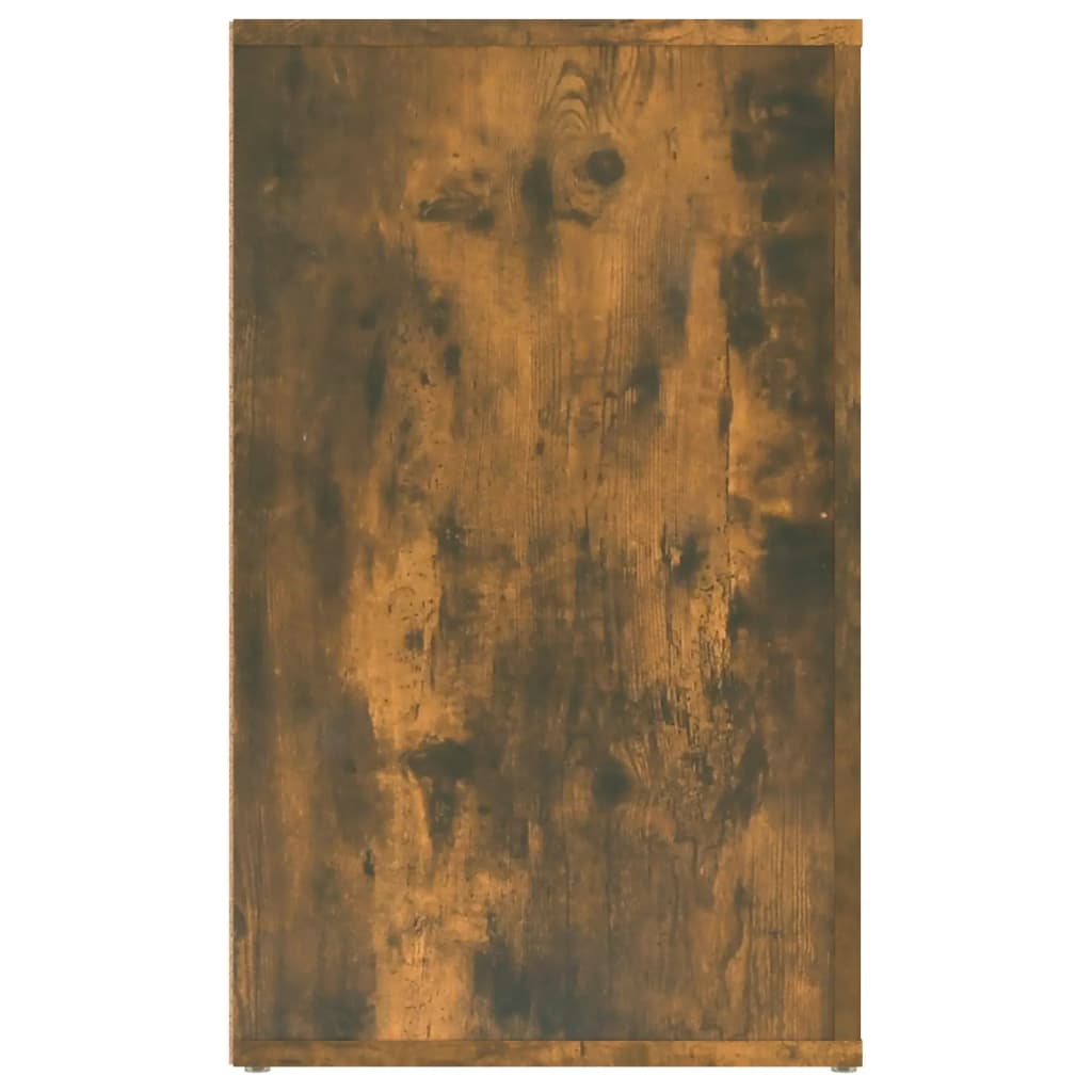 Bedside table smoked oak 50x36x60 cm wood material