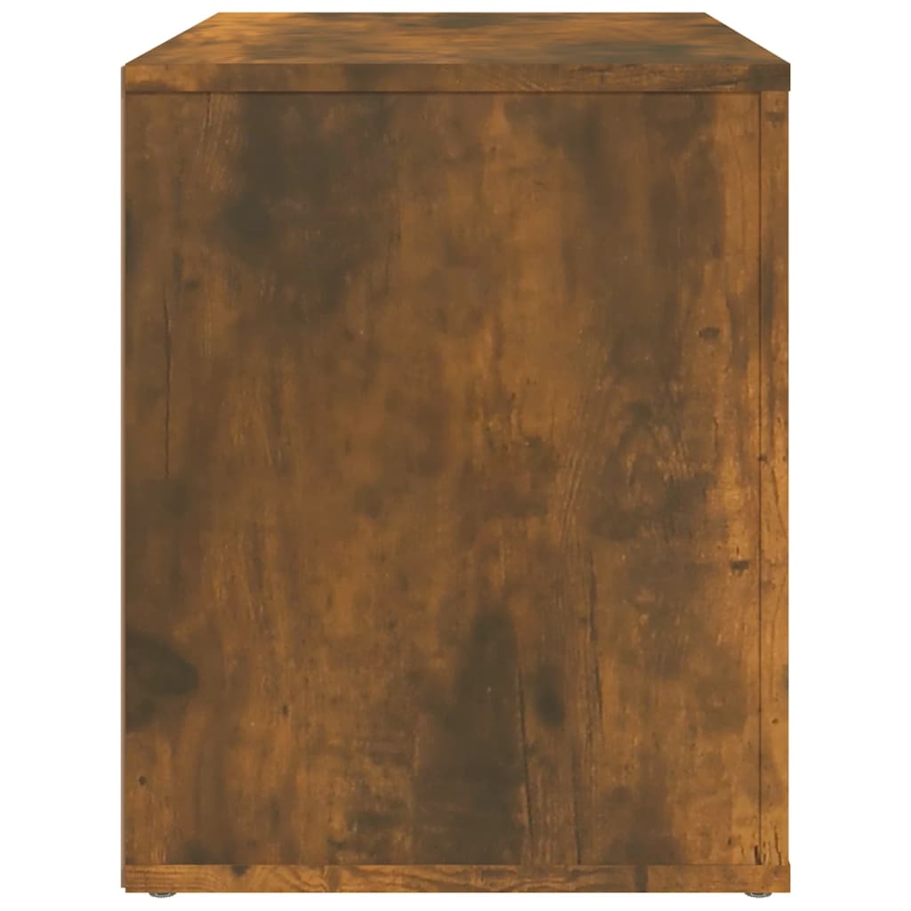 Bedside table smoked oak 60x36x45 cm wood material