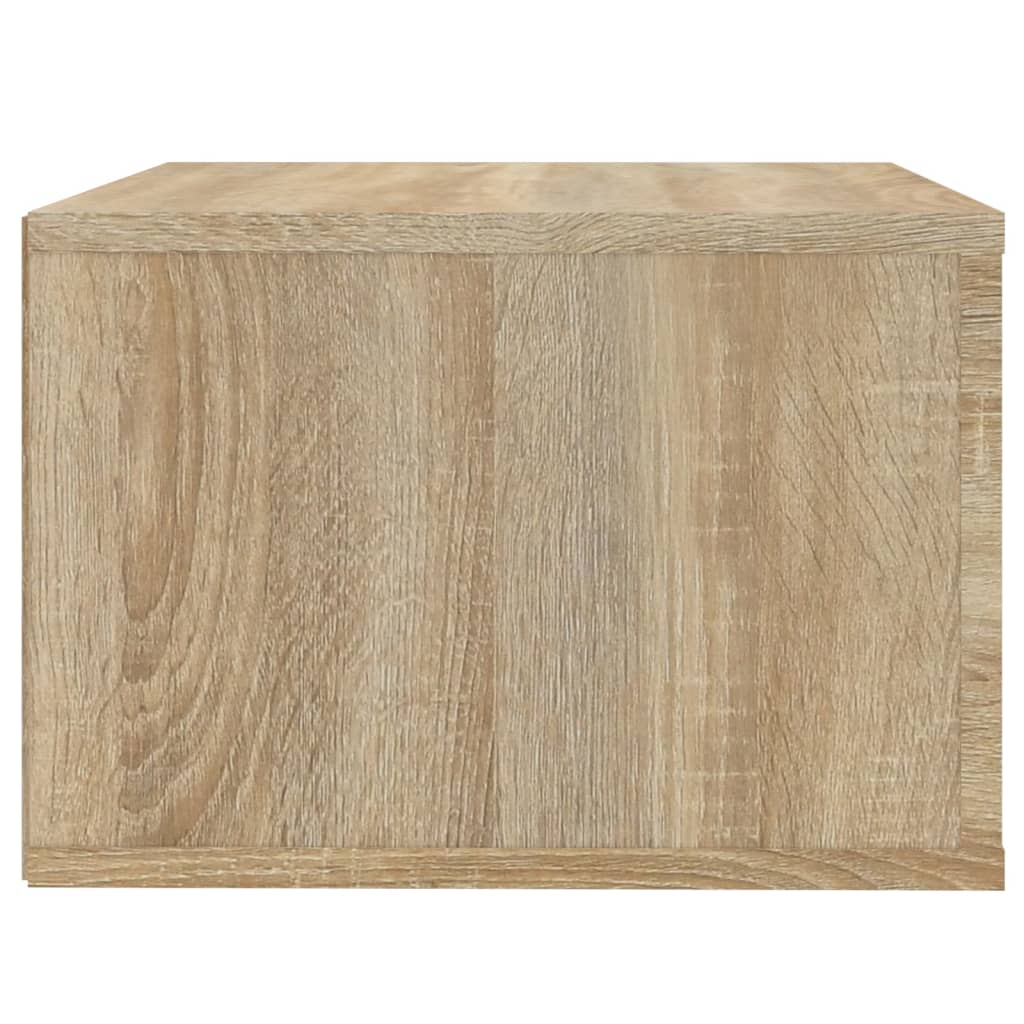 Wall-mounted bedside tables 2 pcs. Sonoma oak 50x36x25 cm