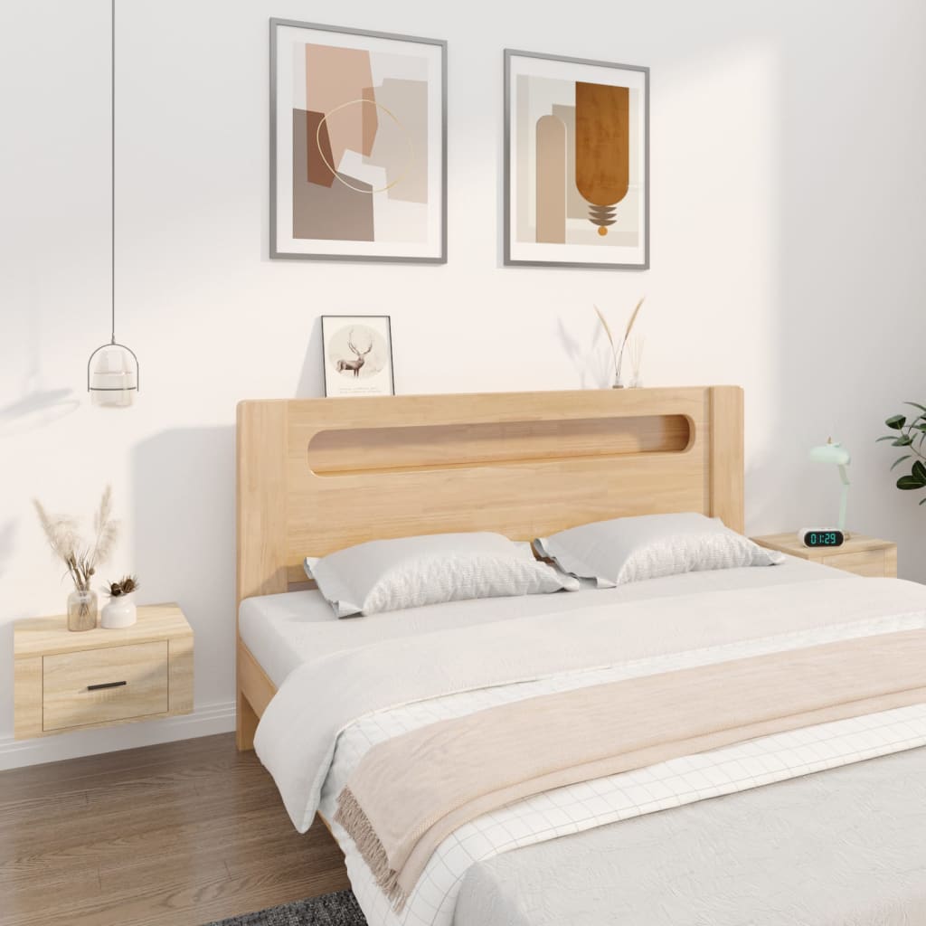 Wall-mounted bedside tables 2 pcs. Sonoma oak 50x36x25 cm