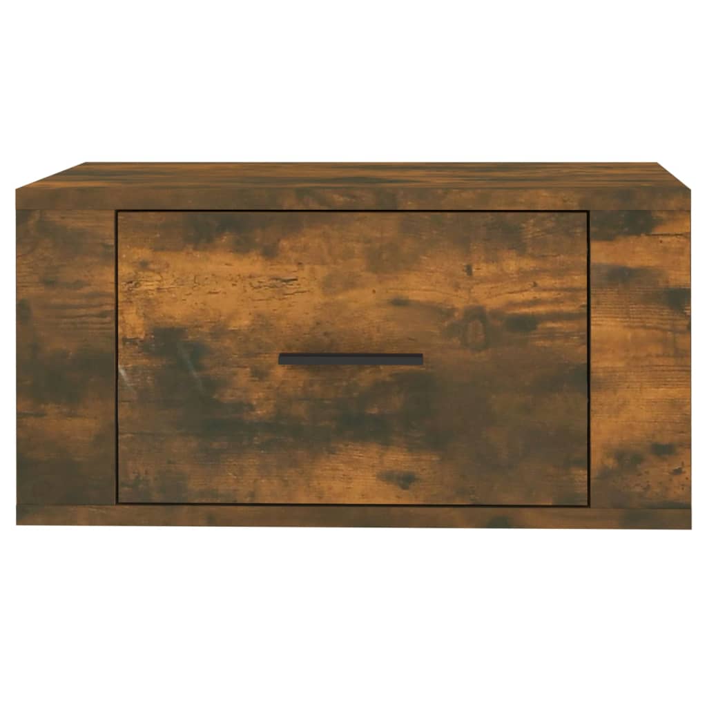 Wall-mounted bedside tables 2 pcs. Smoked oak 50x36x25 cm