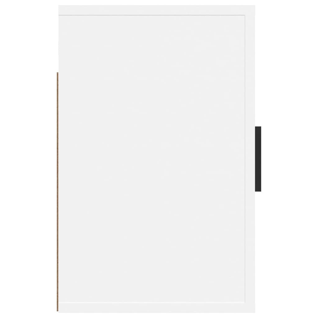 Wall Bedside Table White 50x30x47 cm