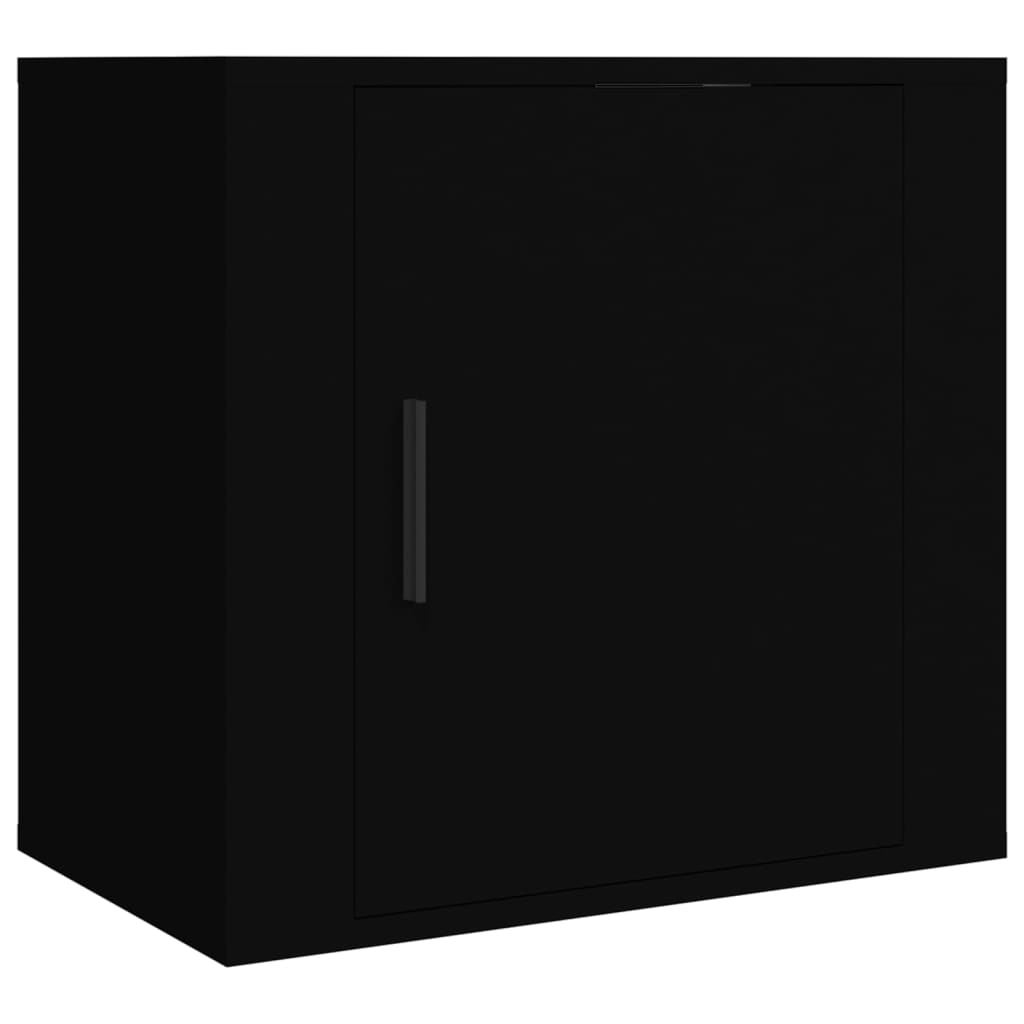Wall Bedside Tables 2 pcs. Black 50x30x47 cm