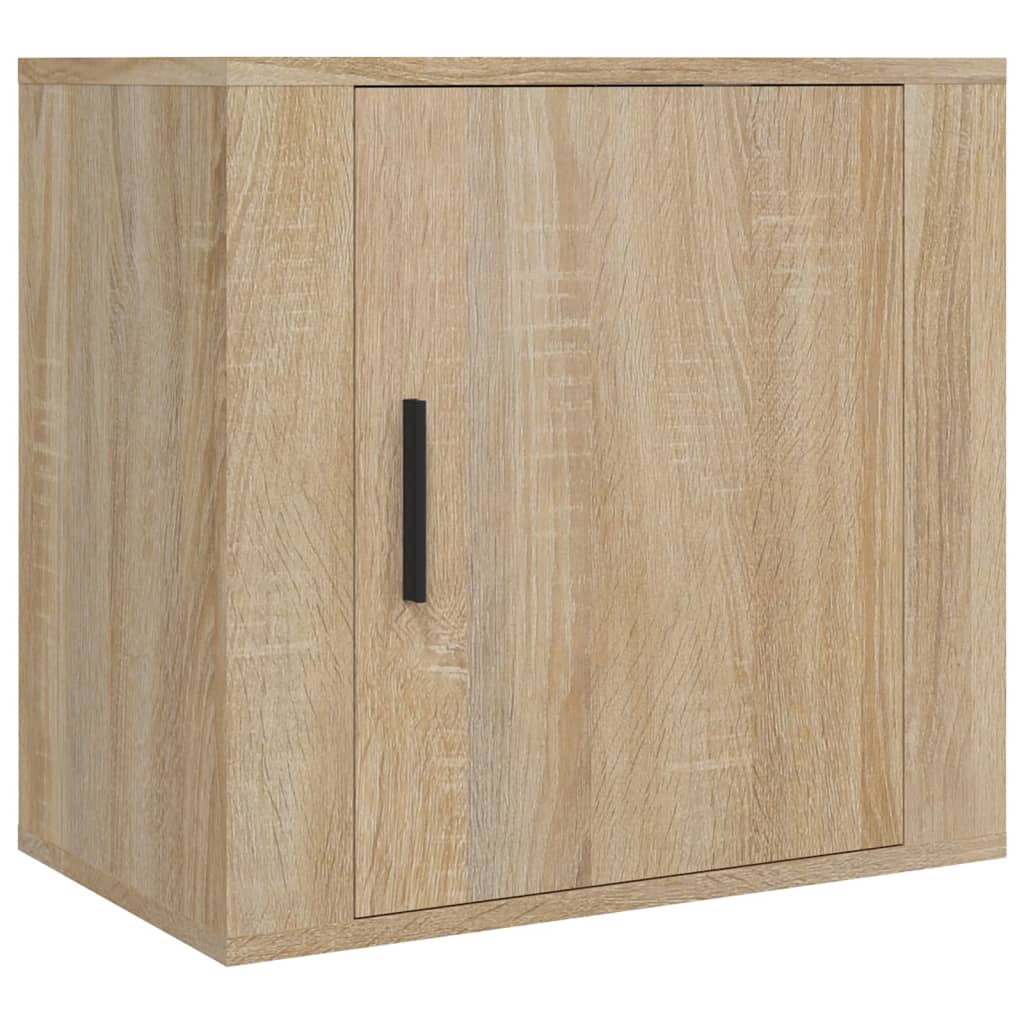 Wall-mounted bedside table Sonoma oak 50x30x47 cm