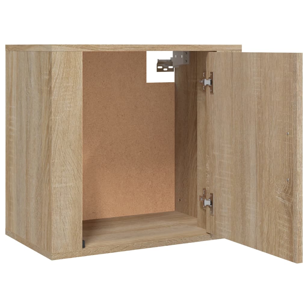 Wall-mounted bedside table Sonoma oak 50x30x47 cm