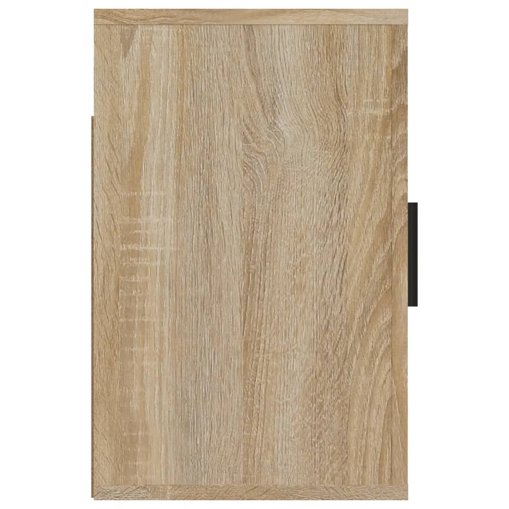 Wall-mounted bedside table Sonoma oak 50x30x47 cm