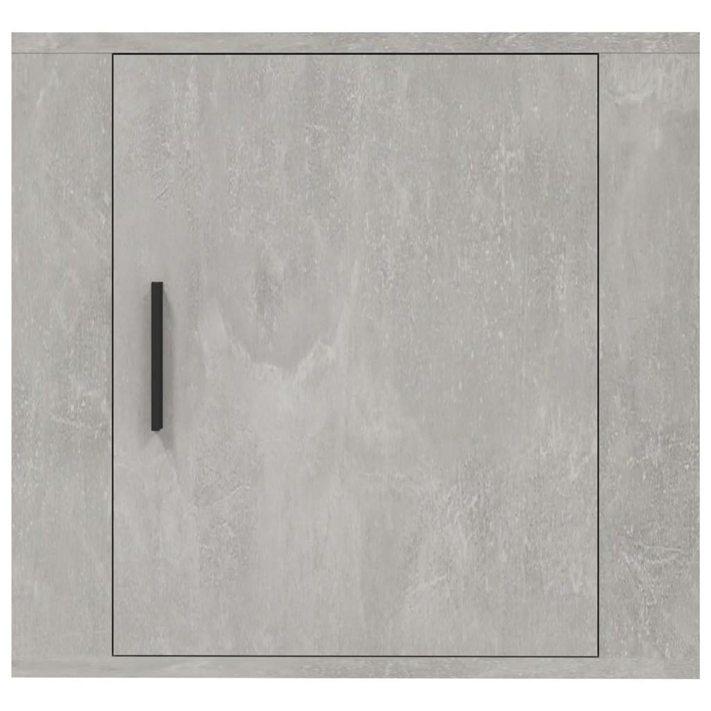 Wall-mounted bedside tables 2 pcs. Concrete grey 50x30x47 cm