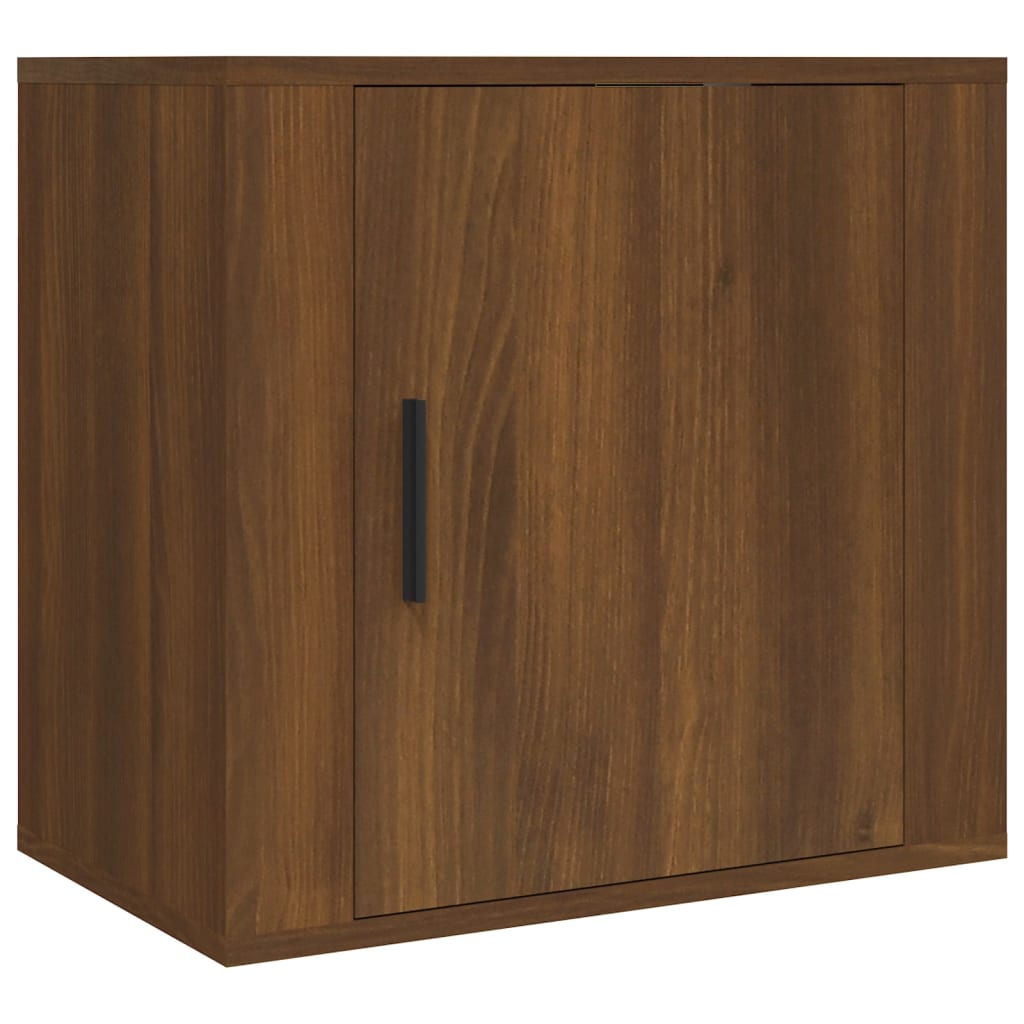 Wall Bedside Tables 2 pcs. Brown Oak Look 50x30x47 cm