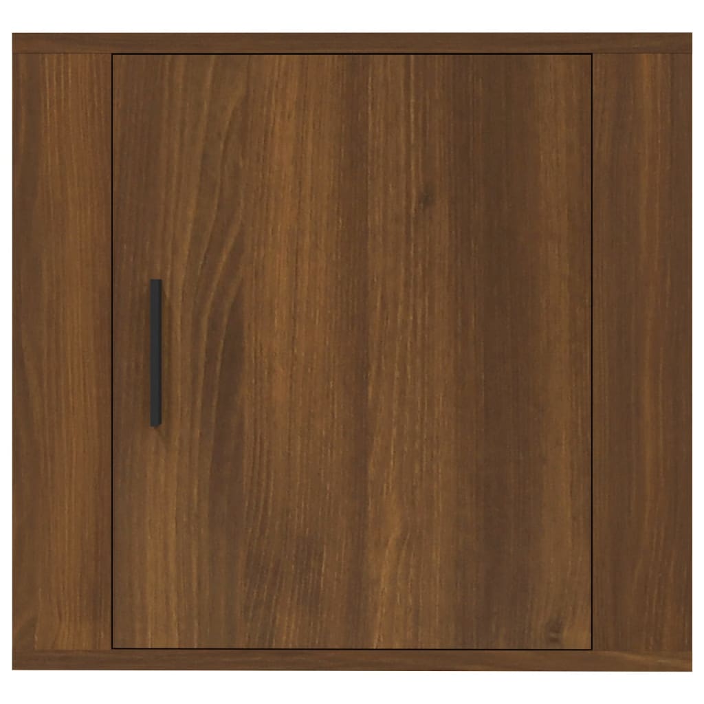 Wall Bedside Tables 2 pcs. Brown Oak Look 50x30x47 cm