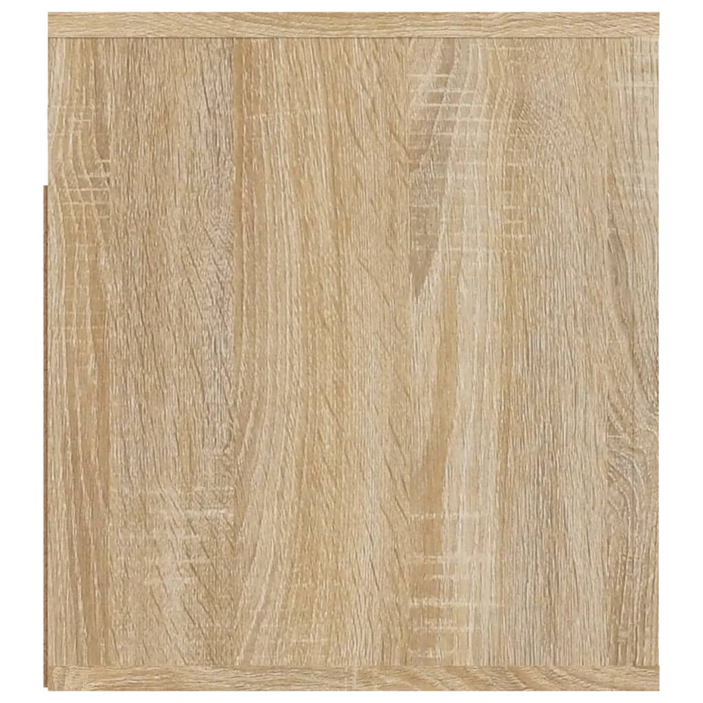 Wall-mounted bedside table Sonoma oak 50x36x40 cm