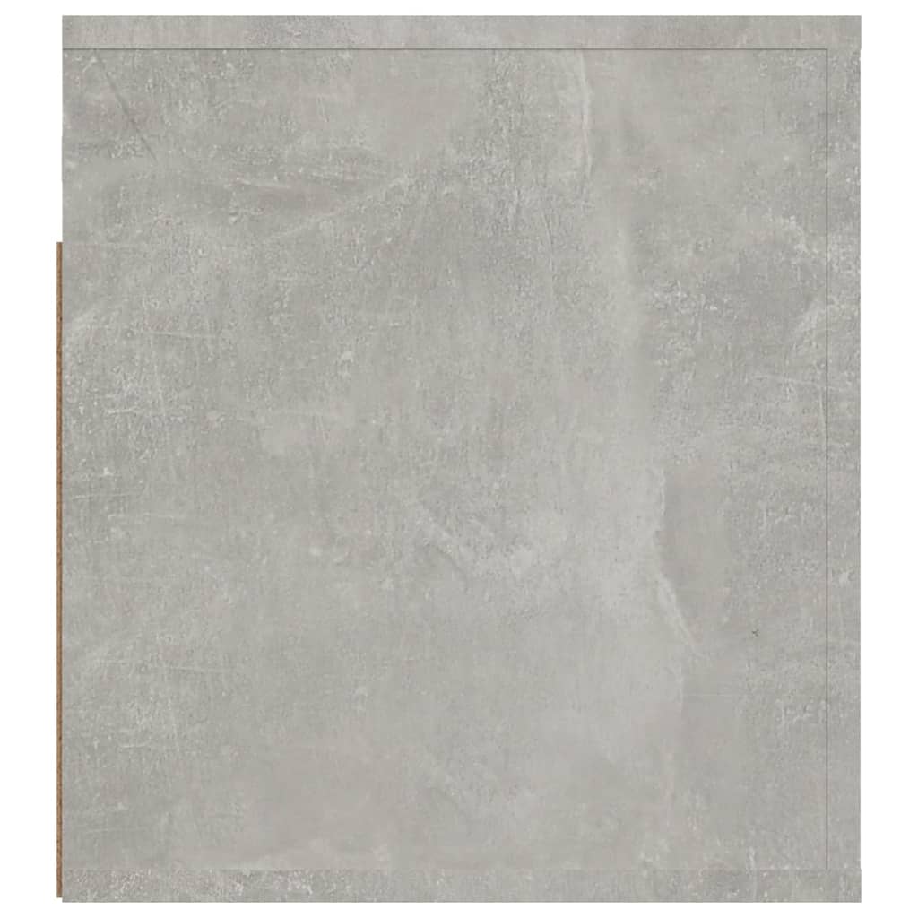 Wall-mounted bedside tables 2 pcs. Concrete grey 50x36x40 cm