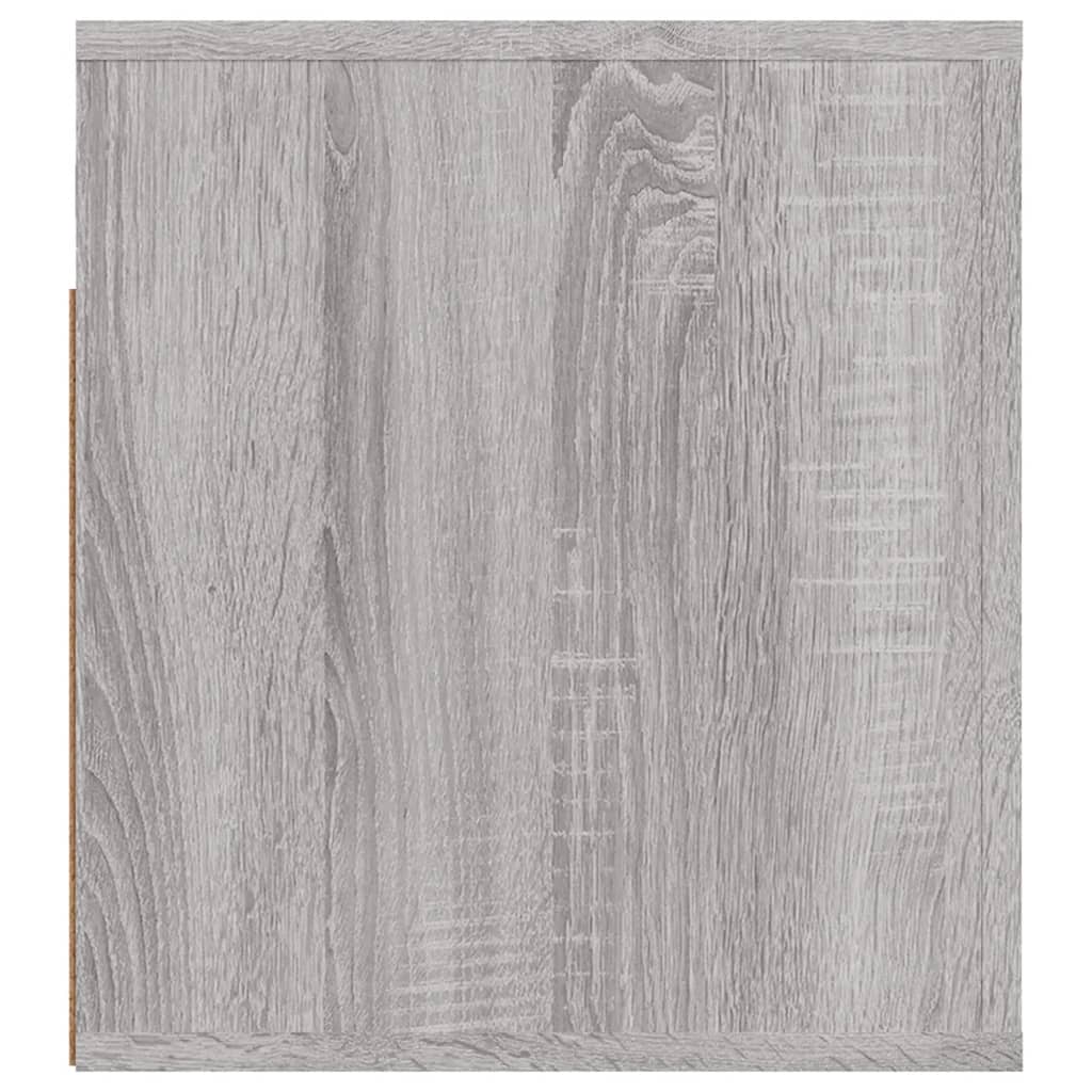 Wall Bedside Tables 2 pcs. Gray Sonoma 50x36x40 cm